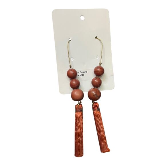 ROLLER RABBIT Addie Earring Terracota NEW - Picture 3 of 3